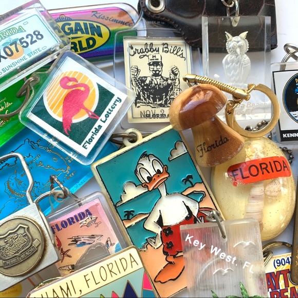 ✨Vintage✨FLORDIA✨MIAMI✨KEY WEST✨Keychains ornament